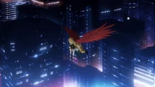 Hawks flies with Fumikage