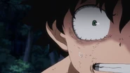 Izuku sees Dark Shadow going berserk.