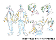 Mezo Shoji Uniform Shading TV Animation Design Sheet