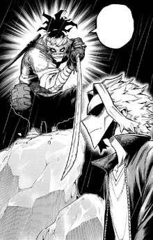 Stain approaches Toshinori