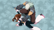 Gunhead trains Ochaco