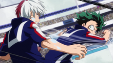 Izuku vs Shoto 2