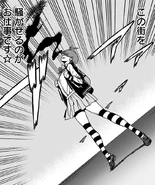 Kuin using Queen Bee in the manga.