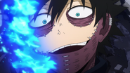 "Dabi" taunts Vlad King about failing to notice their attack.