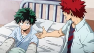Eijiro asks for Izuku's help