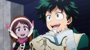 Izuku eager to know how much Hitoshi has improved