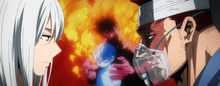 Enji and Rei reflecting on the former's behaviour over Shoto