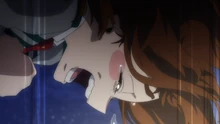 Ochaco feels deep guilt over Himiko's sacrifice.