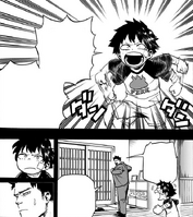 Toya begs his father to train him