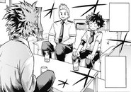 Izuku Midoriya and Mirio Togata meet with All Might