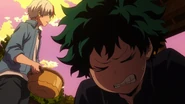 Shoto gives advice to Izuku