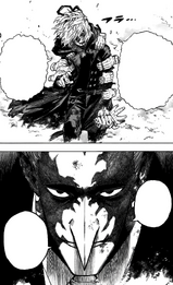 Tomura Shigaraki and Re-Destro face off