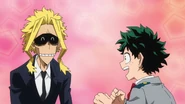 Toshinori is glad when Izuku mentions his master Nana