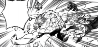 League of Villains attack Gigantomachia in the air-0