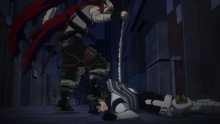 Stain defeats Tenya