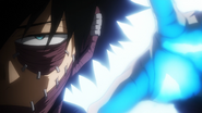 Dabi preparing to burn petty criminals
