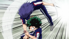 Izuku defeats Hitoshi