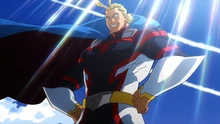 All Might in his youth.