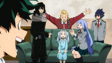 Eraser Head and the Big Three taking care of Eri