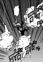 Koichi is attacked by Bomb Bees