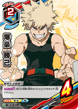 My Hero Academia Tag Card Game TCG Katsuki Bakugo HAD-04-001 Tomy