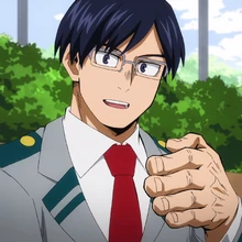 An example of Tenya's weird hand gestures.