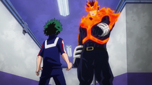 Izuku and Endeavor