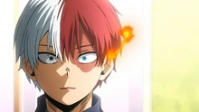 Shoto senses something terrible has happened to his father.