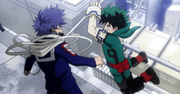 Izuku Midoriya floats to Hitoshi Shinso01