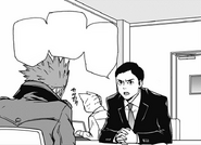 Naomasa asks Soga about Koichi's whereabouts.