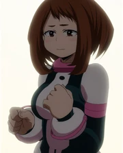 Ochaco struggles to come to terms with her feelings for Izuku.