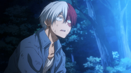 Shoto despairs allowing the villains to win.