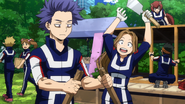 Hitoshi helping his classmates.