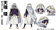 Tamaki Amajiki Hero Costume TV Animation Design Sheet