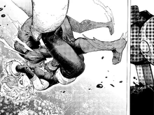 Himiko stabs Ochaco (Volume)