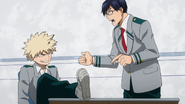 Katsuki and Tenya meet each other.