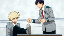 Katsuki and Tenya Argue