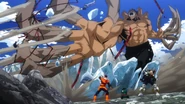Gigantomachia arrives to help "Tomura".
