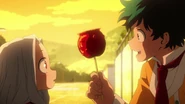 Izuku gives Eri a sweet apple