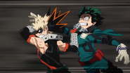 Katsuki throws Izuku