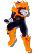 Endeavor dans My Hero One's Justice 2.