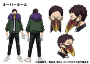 Kai's colored character design for the anime.
