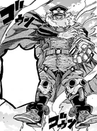 Inasa's hero costume in the manga.