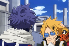 Hitoshi Shinso and Denki Kaminari