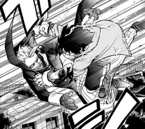 Izuku grabs Gentle