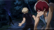 Moonfish stumbles eerily towards Katsuki and Shoto.