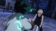 Katsuki prepares another assault.