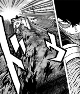 Dabi attacks the police