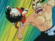 En Goku lluitant contra en Tao Pai Pai