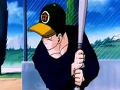 En Gohan jugant a beisbol